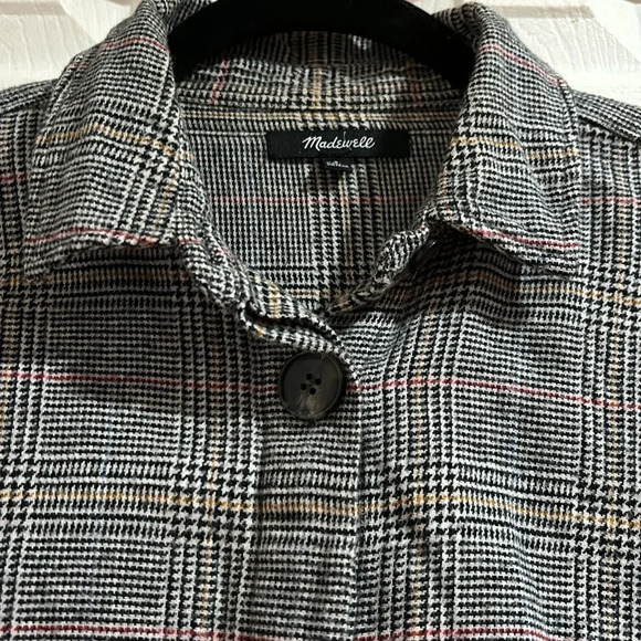 Madewell Gray Flannel Shirt - Picture 3 of 7